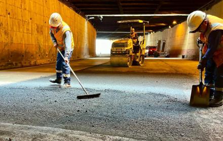 trabajos viales en Quito