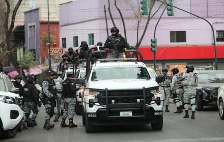 Integrantes de la Guardia Nacional en Mexico