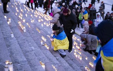 cuarto aniversario de la invasión rusa en Ucrania