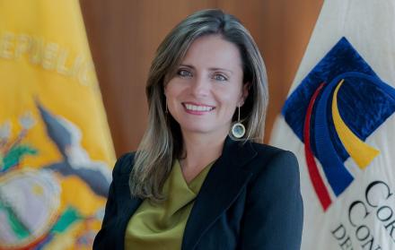 La jueza Karla Andrade, de la Corte Constitucional.