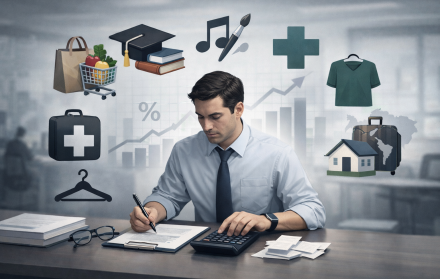 Imagen conceptual sobre proyección de gastos