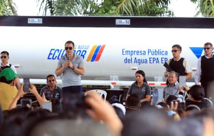 Daniel Noboa anunció que enviará un proyecto de ley a la Asamblea para ofrecer incentivo a las empresas que construyan casas en Ecuador.