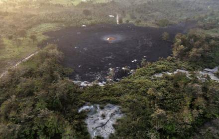 volcán de lodo en San Juan de Urabá,