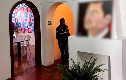 La Fiscalía y Policía Nacional llevaron adelante el allanamiento en Quito.