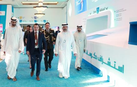 El presidente Daniel Noboa estuvo en Dubái el pasado 3 de febrero de 2026.