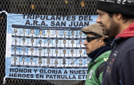 fallecidos durante el hundimiento del submarino ARA