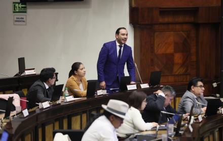 Juan Andrés González es el jefe de la bancada de la Revolución Ciudadana en la Asamblea.