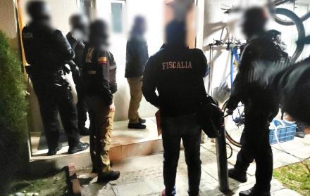 Fiscalía - allanamiento - quito