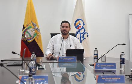 Andrés Fantoni, presidente del CPCCS, se pronunció sobre el concurso para fiscal general.