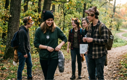 Adolescentes que se identifican como therians comparten videos en redes sociales donde imitan comportamientos de animales.