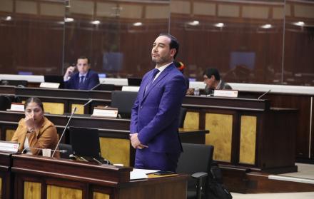 Juan Andrés González es el jefe de la bancada correísta en la Asamblea.