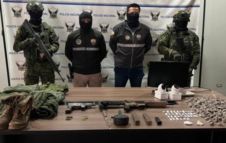 El centro de monitoreo y operaciones del grupo armado organizado Los Lobos.