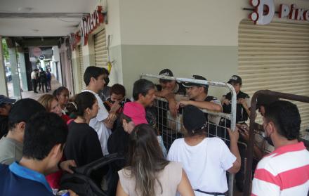 afectados por el incendio del Multicomercio