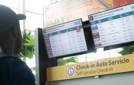 vuelos en aeropuerto de Guayaquil