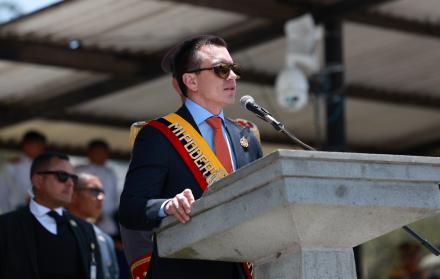 El presidente ecuatoriano Daniel Noboa Azín