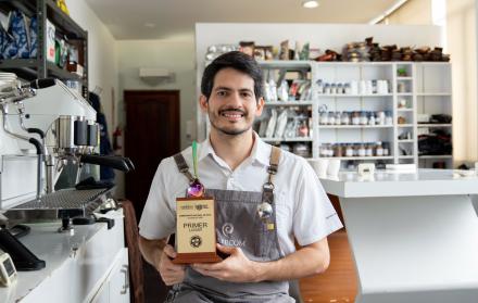 Jonathan Dávila campeón de cata de café en Ecuador