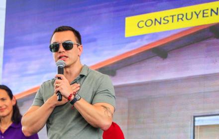 Noboa envió el proyecto de ley urgente para incentivar la construcción de viviendas.