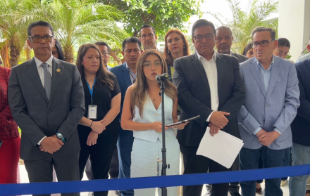 En rueda de prensa, la bancada de la Revolución Ciudadana se pronunció sobre las acciones que han tomado por los dichos de la asambleísta Diana Jácome.