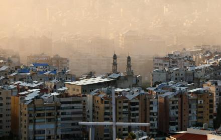 ataque aéreo israelí suburbios del sur de Beirut, Líbano,
