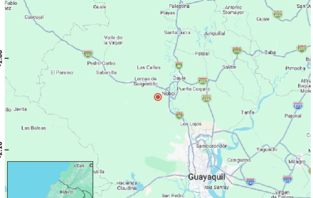 Fuerte temblor en Ecuador este jueves.