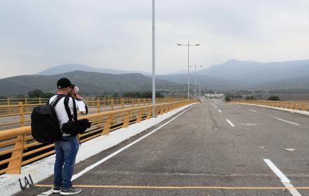 puente internacional Atanasio Girardot, en Cúcuta (Colombia)