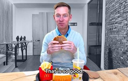 El 3 de febrero, Chris Kempczinski publicó en Instagram un video presentando la ‘Big Arch’,