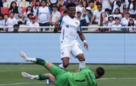 Michael Estrada delantero de Liga de Quito.