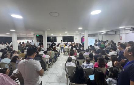La asamblea del movimiento Renovación Total tuvo lugar en Guayaquil.