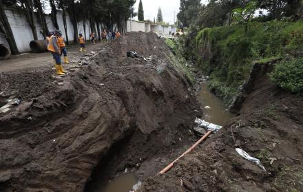 emergencia por lluvias en Quito