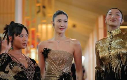 Las actrices que prestan voz a Kpop Demon Hunters.