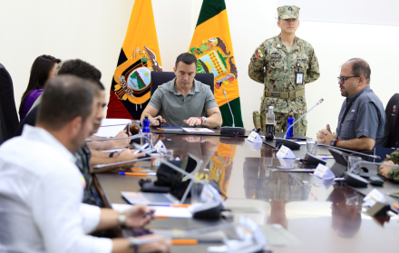 Daniel Noboa en toque de queda