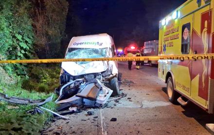 Siniestro vía Cuenca- Molleturo