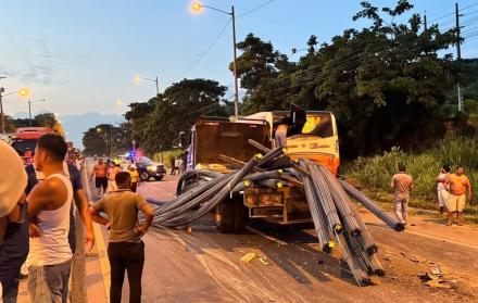 accidente via a daule