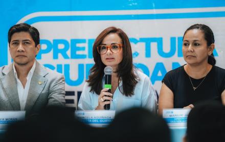 Marcela Aguiñaga, prefecta del Guayas