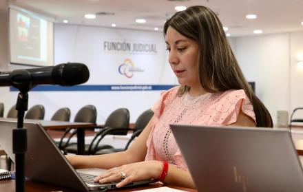 Ana Hidalgo es la fiscal que investiga el caso de la muerte del excandidato presidencial, Fernando Villavicencio.