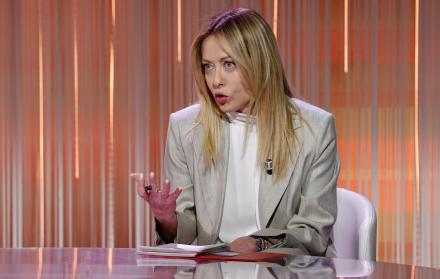 La primera ministra italiana, Giorgia Meloni