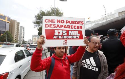 manifestación de Unidad Popular