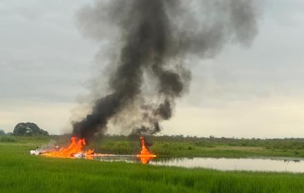 Accidente de avionetas en Puebloviejo