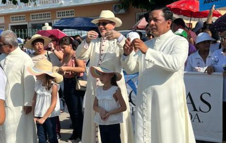 Procesión por la vida en la diócesis de Daule
