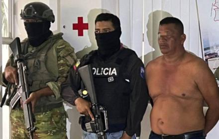 Alias Pepe, señalado por las autoridades como presunto jefe de sicarios del grupo de delincuencia organizada Los Choneros