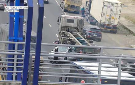 Accidente en la vía Perimetral