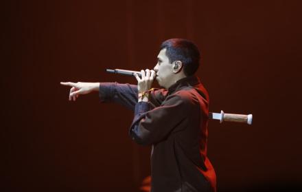 Milo J se presentó en el Coliseo Voltaire Paladines Polo de Guayaquil.