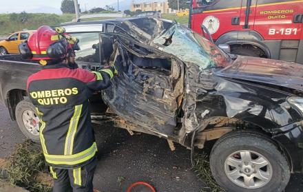 siniestro de tránsito en Quito
