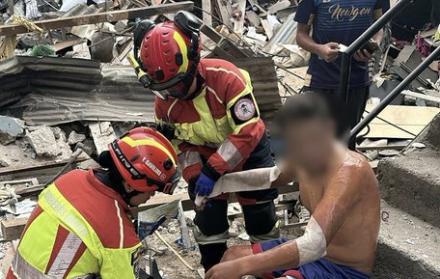 deflagración de gas - quito