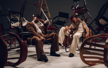 Lenny Tavarez y Justin Quiles para su álbum Superarte