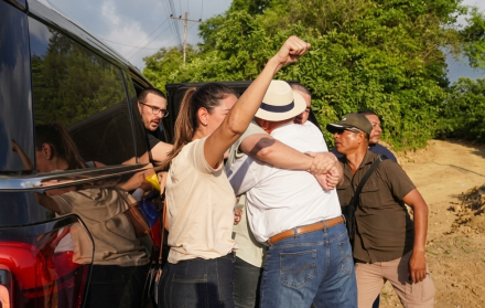 Fiorella Ycaza, esposa de Aquiles Álvarez.