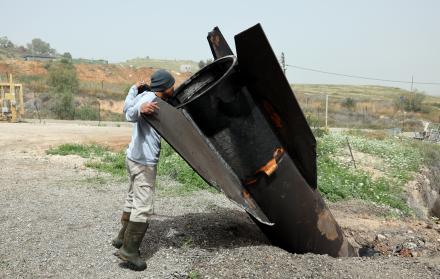 cohete iraní en Cisjordania