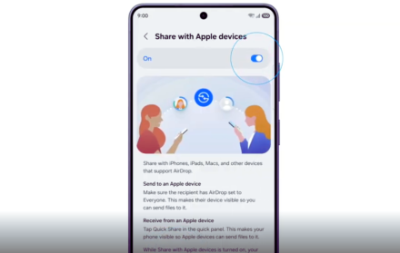 AirDrop en Quick Share