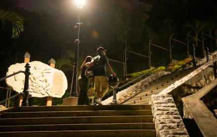 parejas en el cerro del Carmen