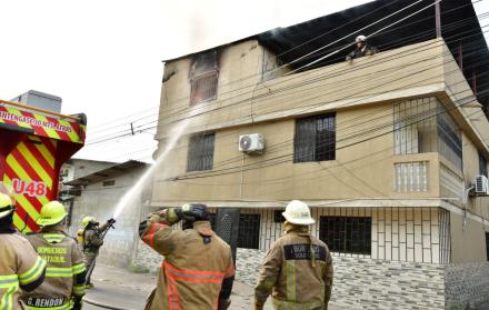 incendio en Mapasingue Este